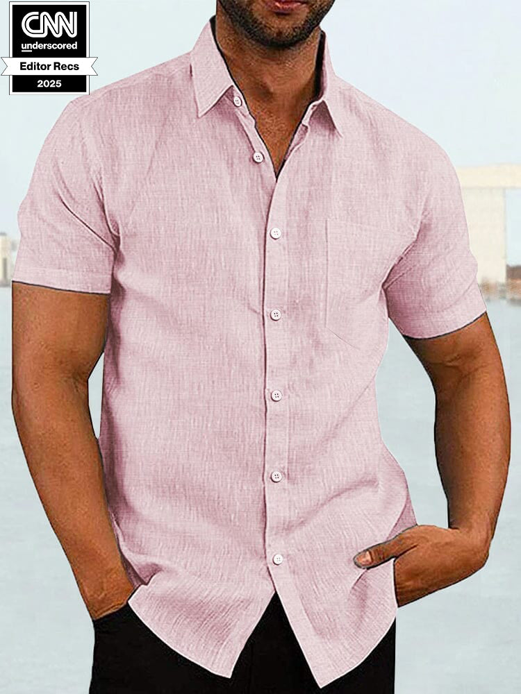 Camisa casual de manga corta