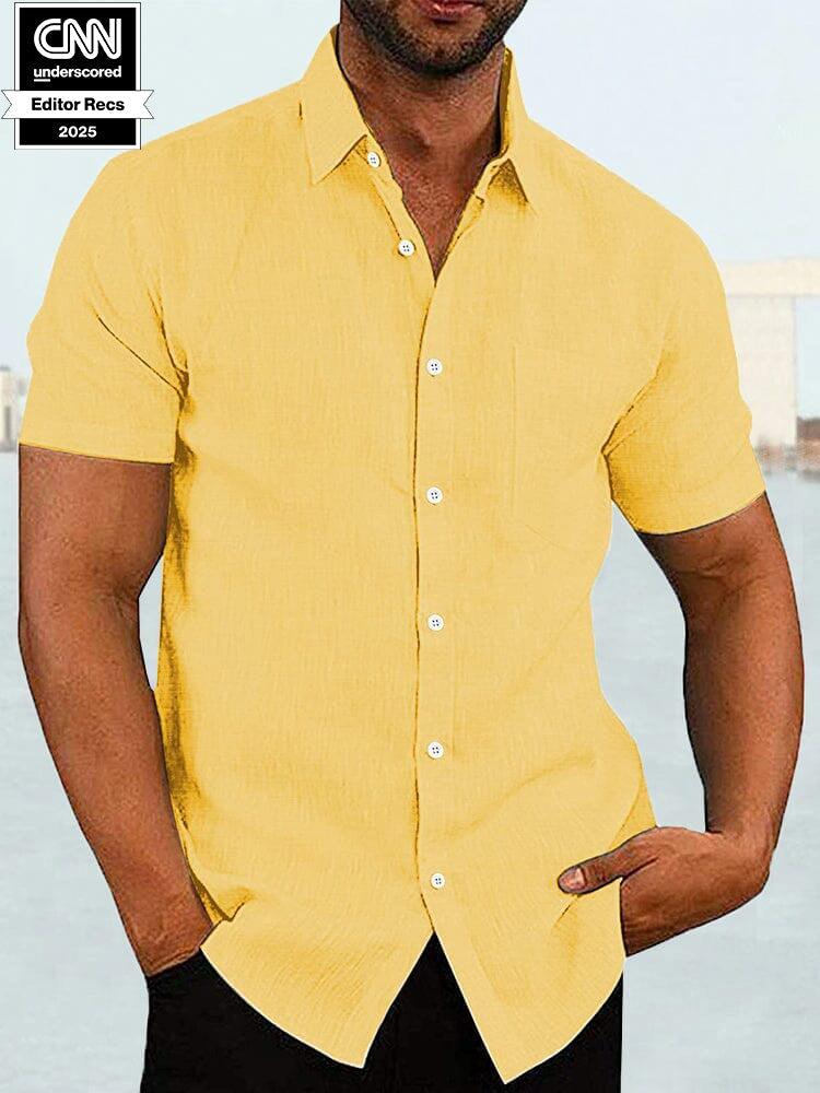 Camisa casual de manga corta