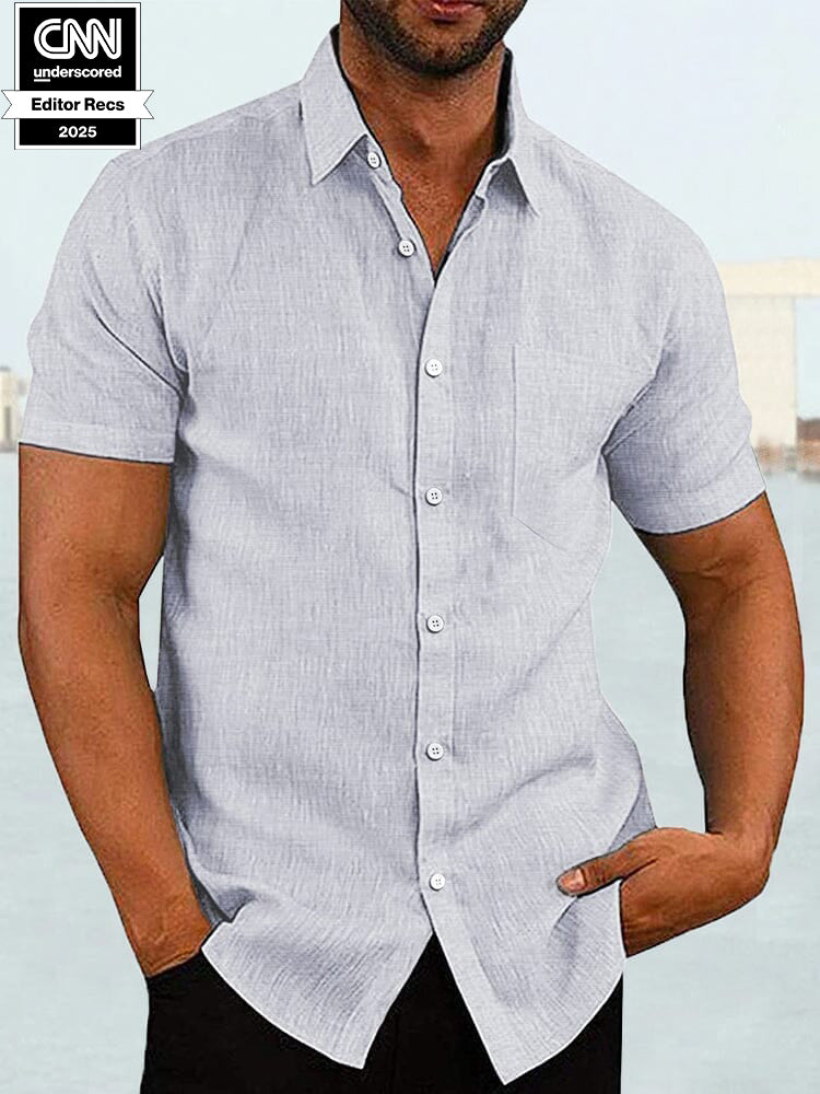 Camisa casual de manga corta