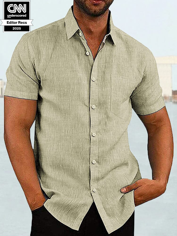 Camisa casual de manga corta