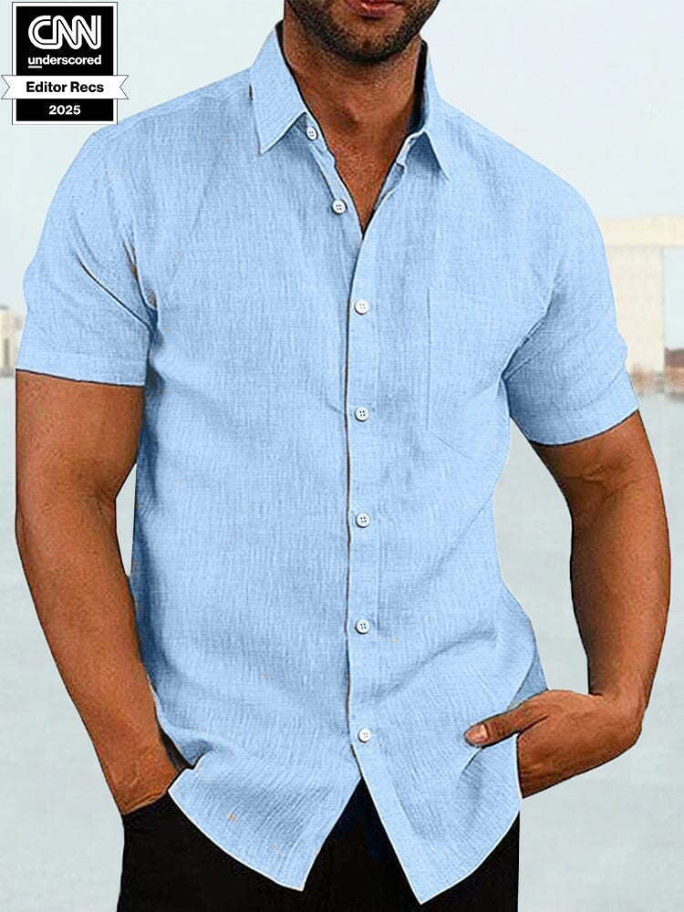 Camisa casual de manga corta
