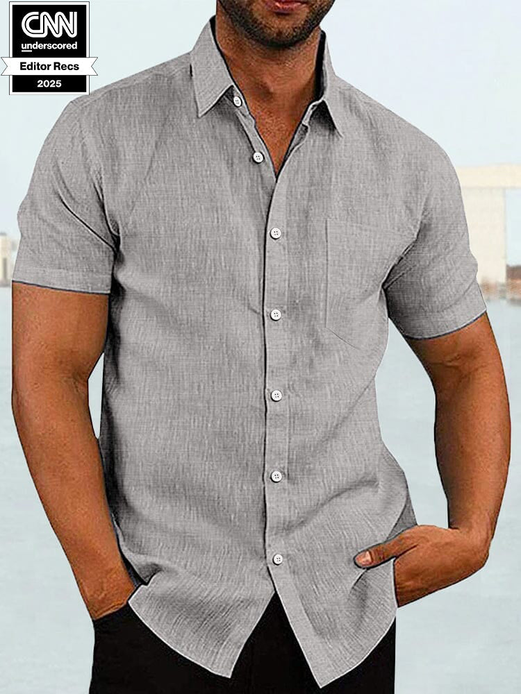 Camisa casual de manga corta