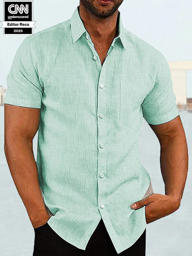 Camisa casual de manga corta