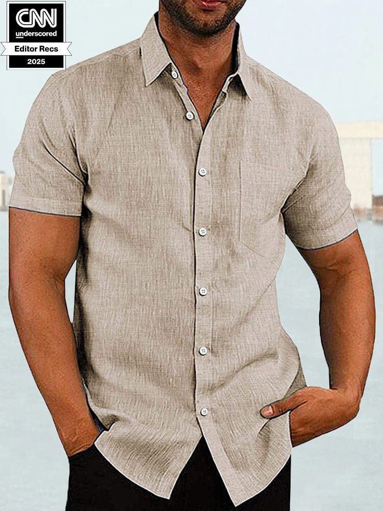 Camisa casual de manga corta