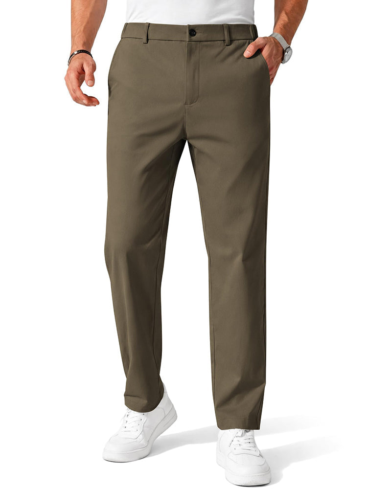 Pantalón chino elástico business casual