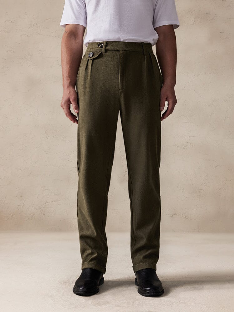 Pantalón de ante elástico