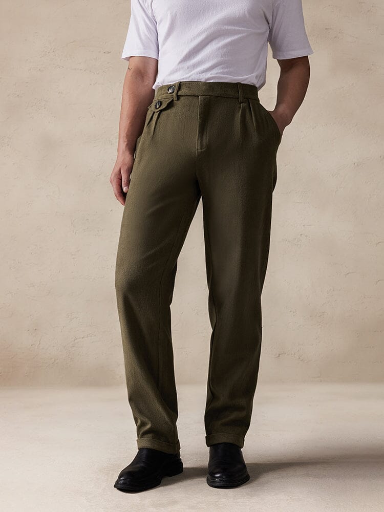 Pantalón de ante elástico