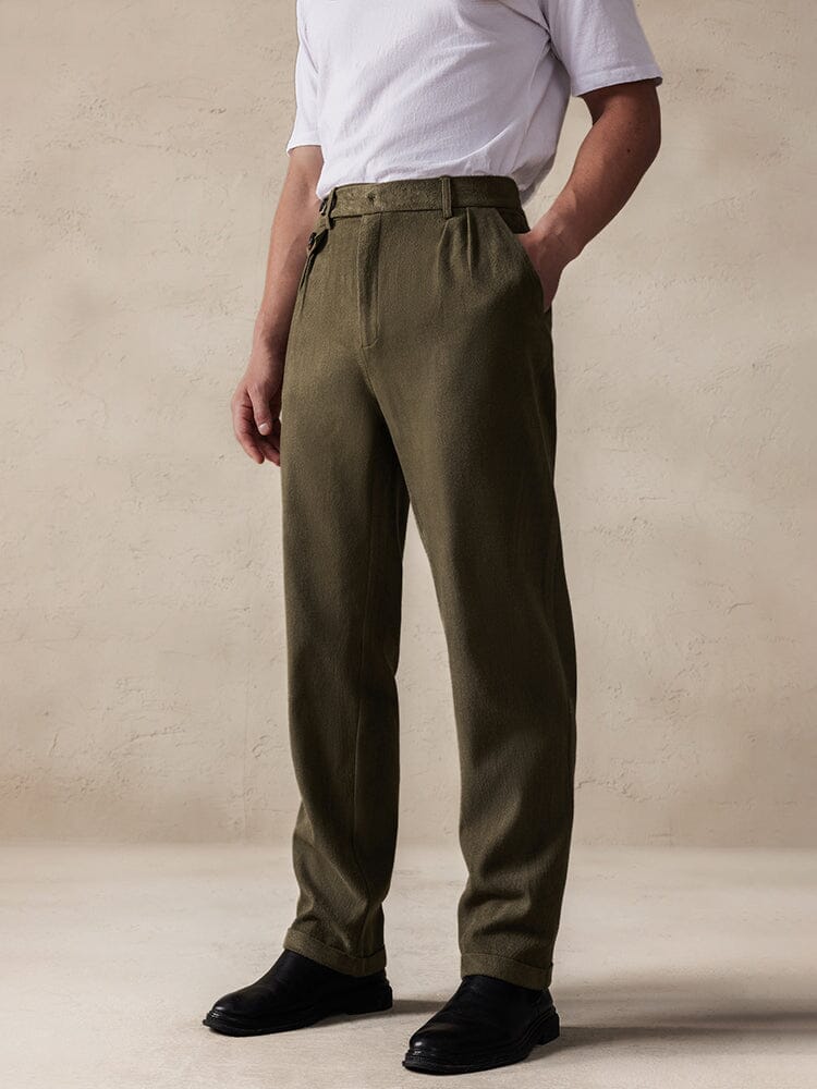 Pantalón de ante elástico