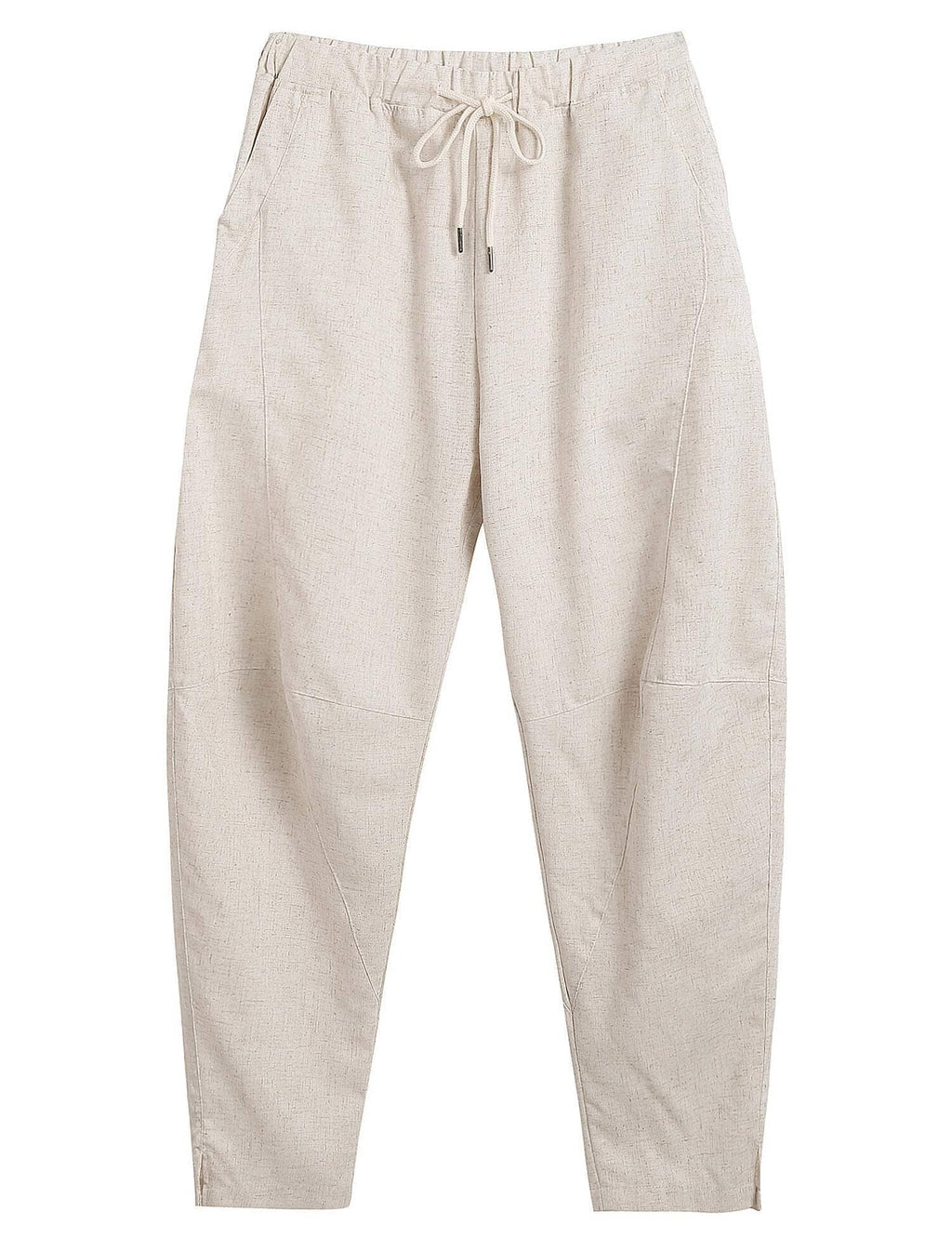 Pantalón harem holgado estilo playa