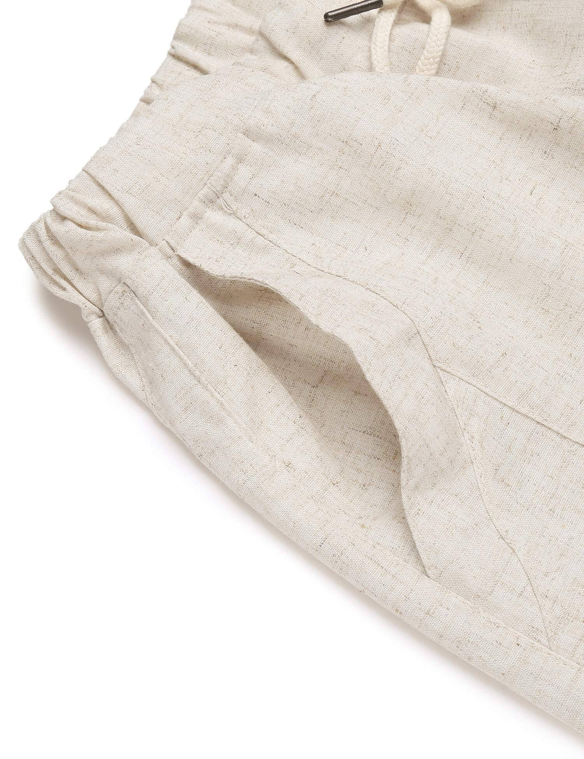Pantalón harem holgado estilo playa