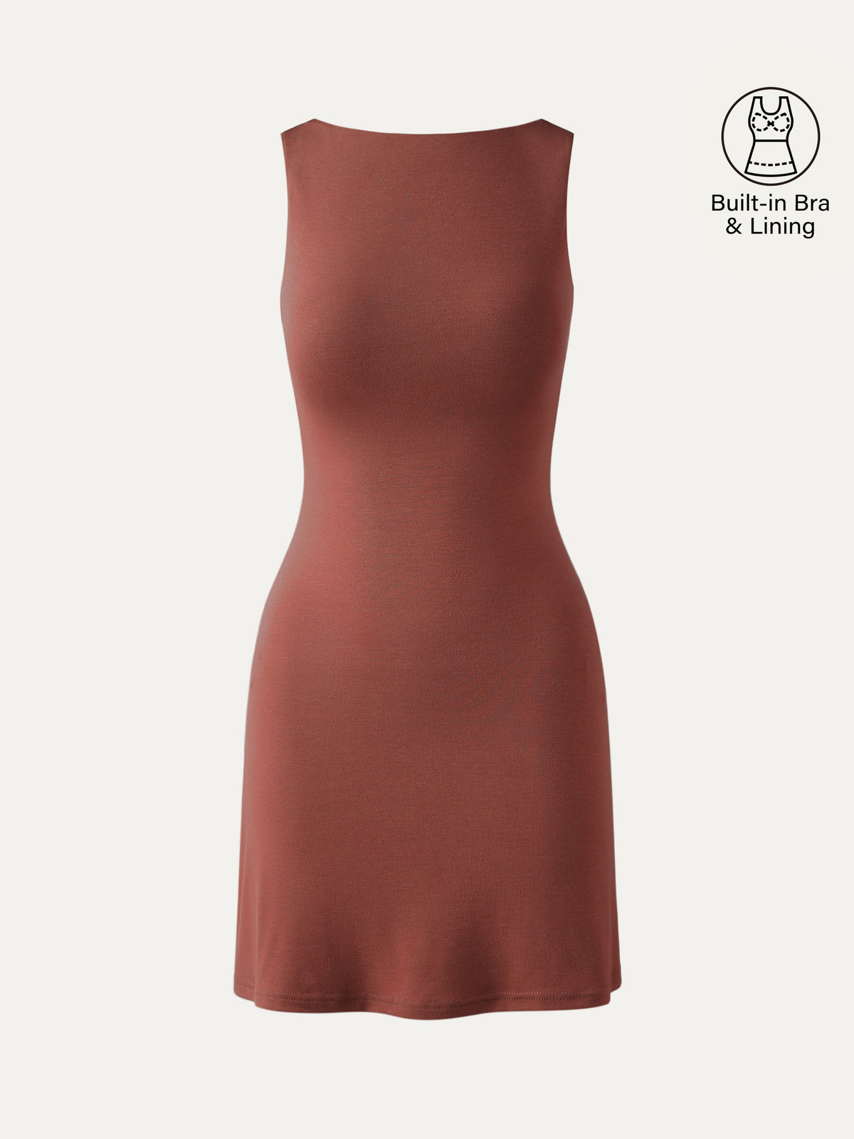 Vestido brami mini de espalda abierta sin bandas