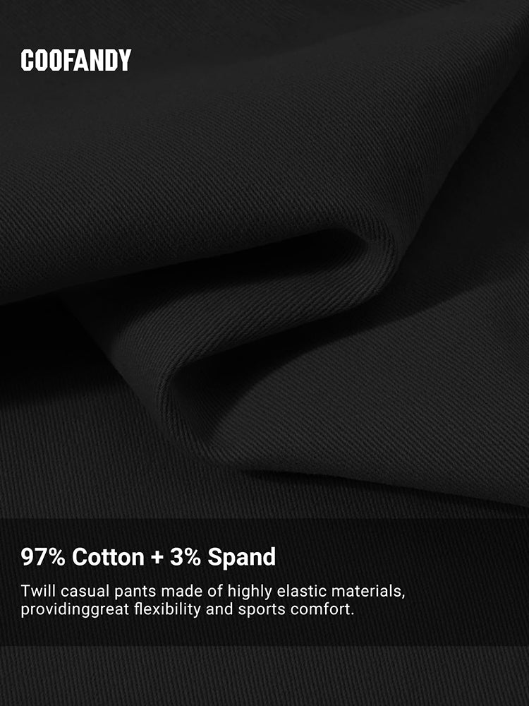 Pantalón chino elástico business casual