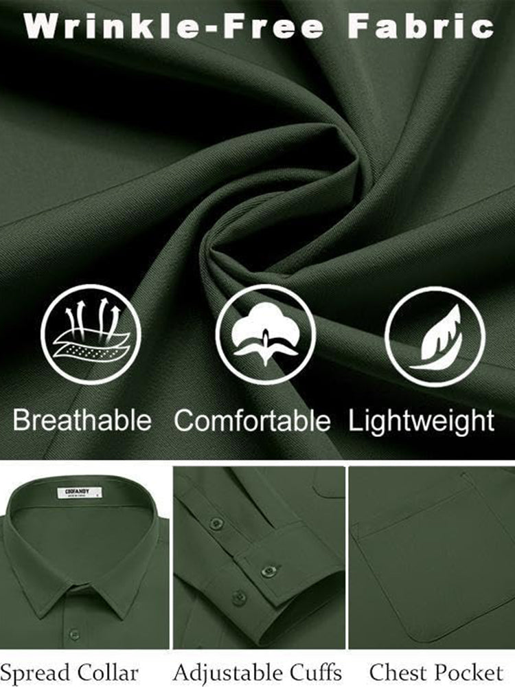 Camisa de vestir formal de botones