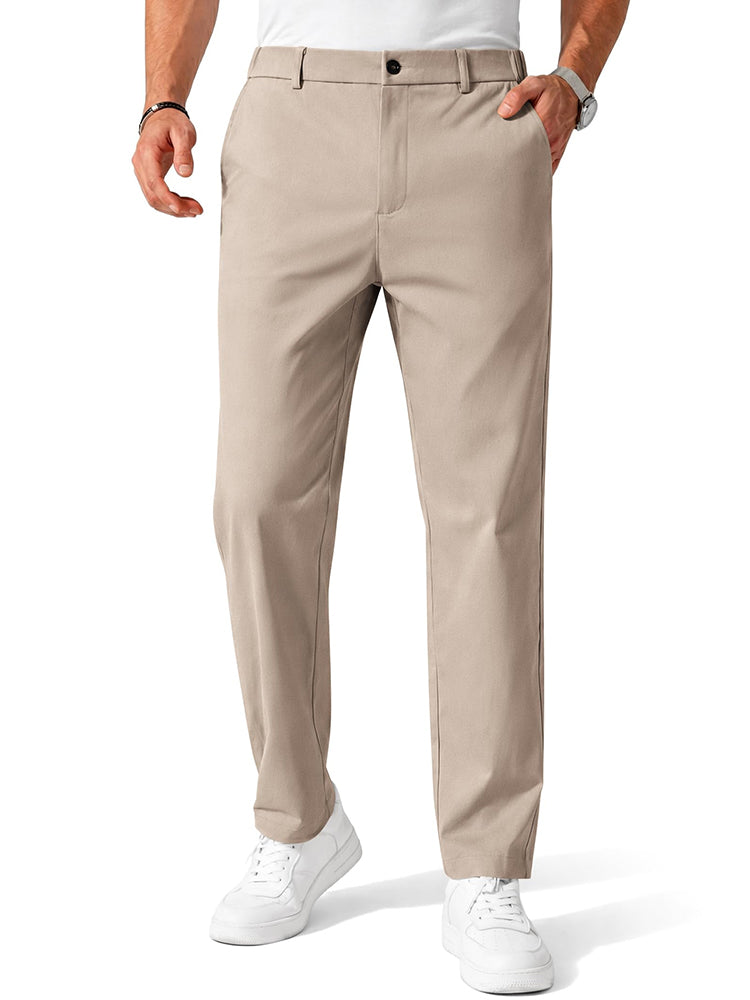 Pantalón chino elástico business casual