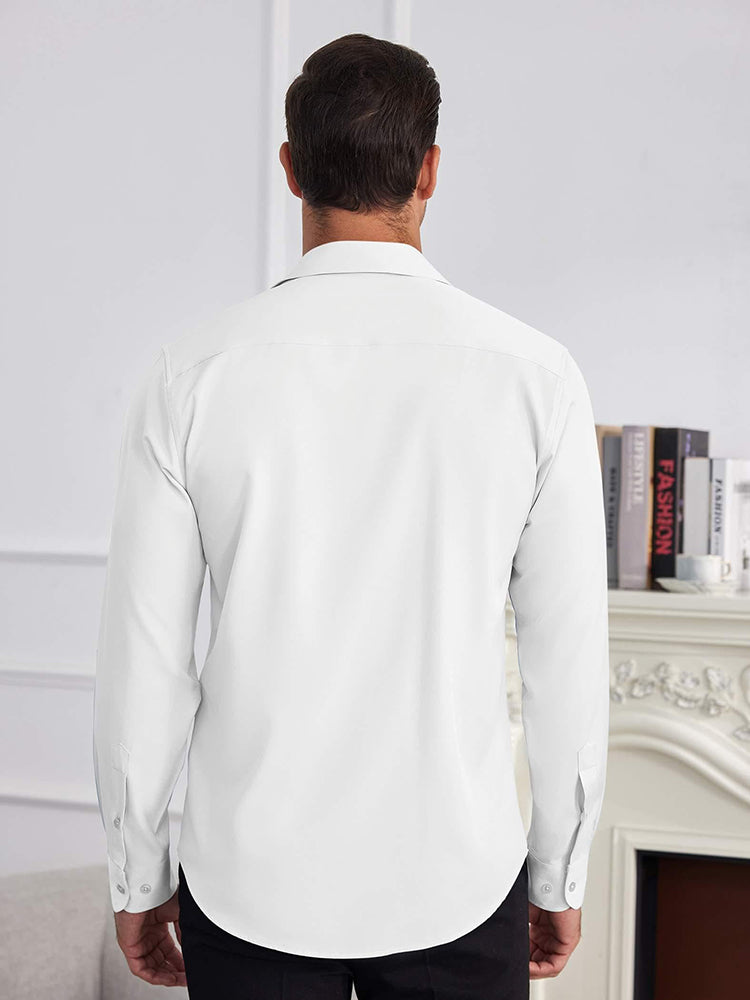Camisa de vestir formal antiarrugas