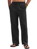 Pantalón de lino para playa y yoga