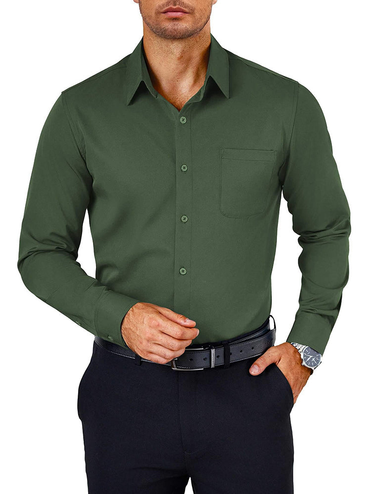Camisa de vestir formal de botones