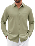 Camisa de vestir business casual de botones