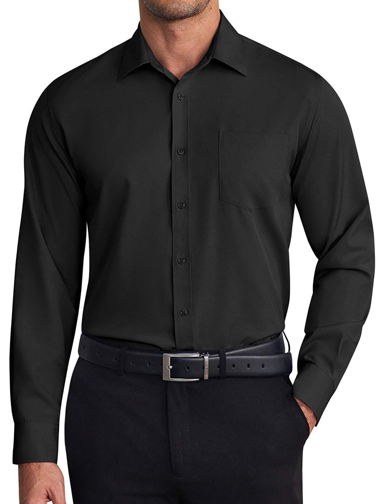 Camisa de vestir formal antiarrugas