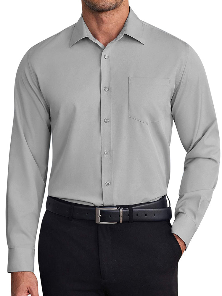 Camisa de vestir formal antiarrugas