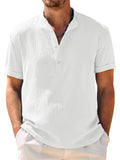 Camisa henley suave y transpirable