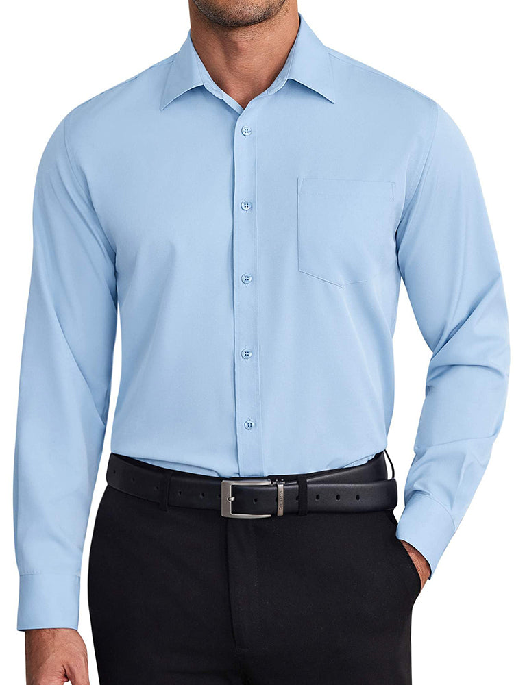 Camisa de vestir formal antiarrugas