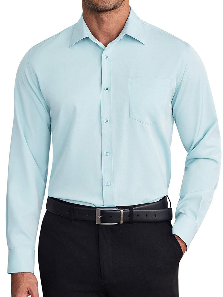 Camisa de vestir formal antiarrugas
