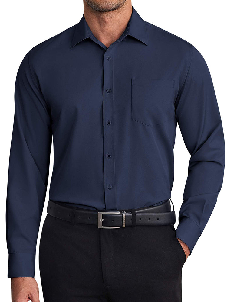 Camisa de vestir formal antiarrugas