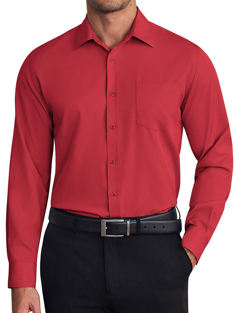 Camisa de vestir formal antiarrugas