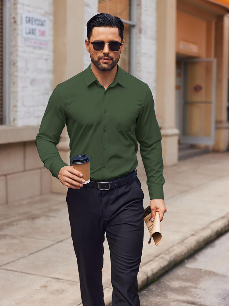 Camisa de vestir formal de botones