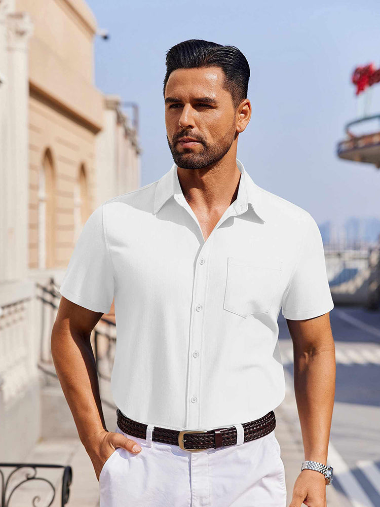 Camisa vaquera de botones casual