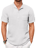 Camisa henley casual de verano