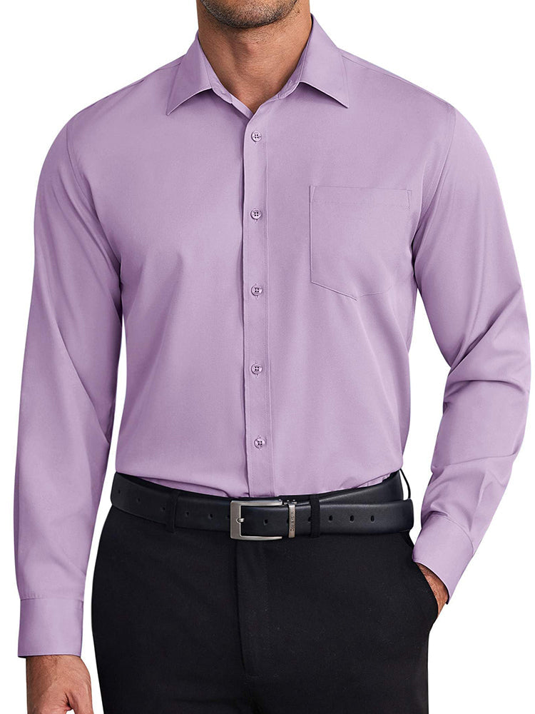 Camisa de vestir formal antiarrugas