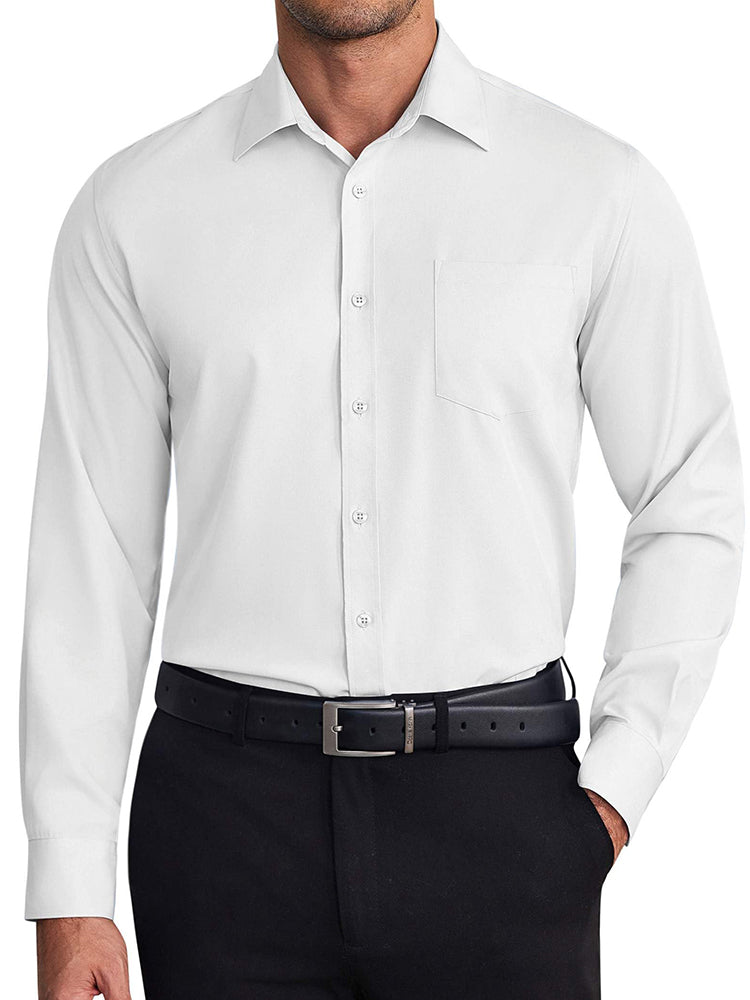 Camisa de vestir formal antiarrugas