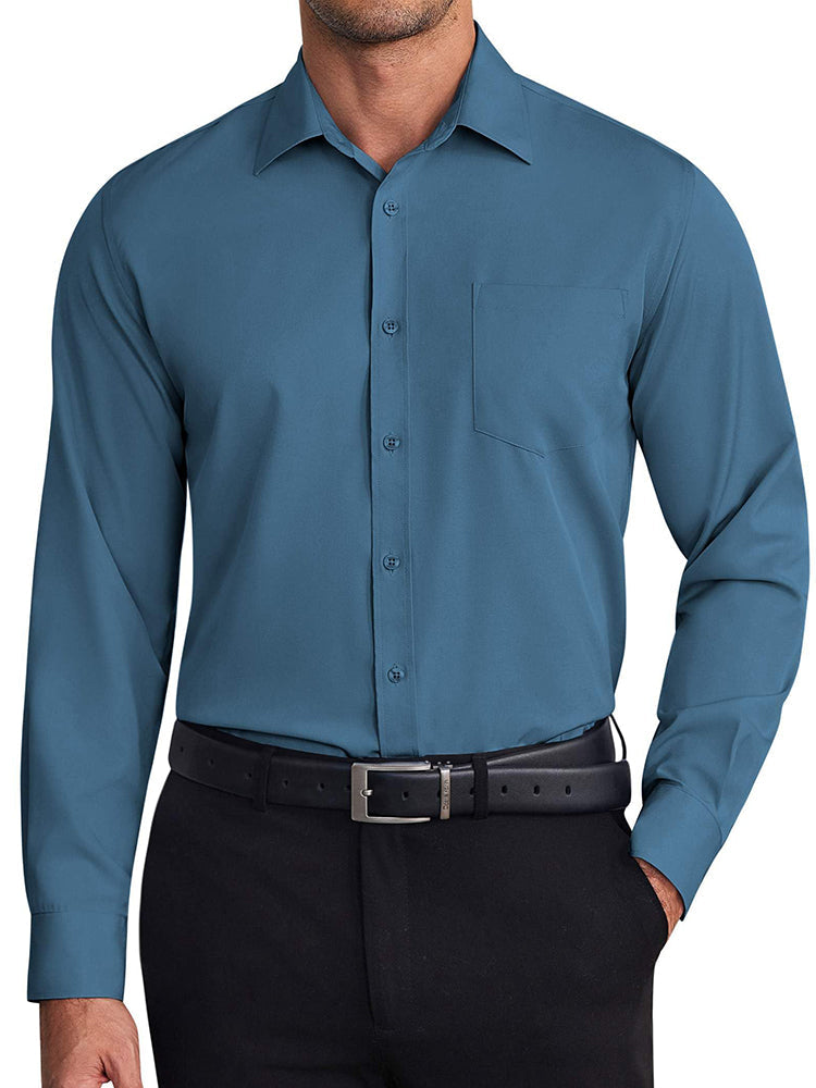 Camisa de vestir formal antiarrugas