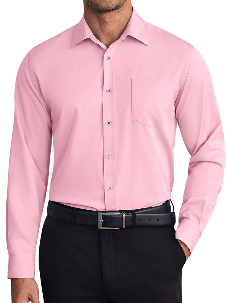 Camisa de vestir formal antiarrugas