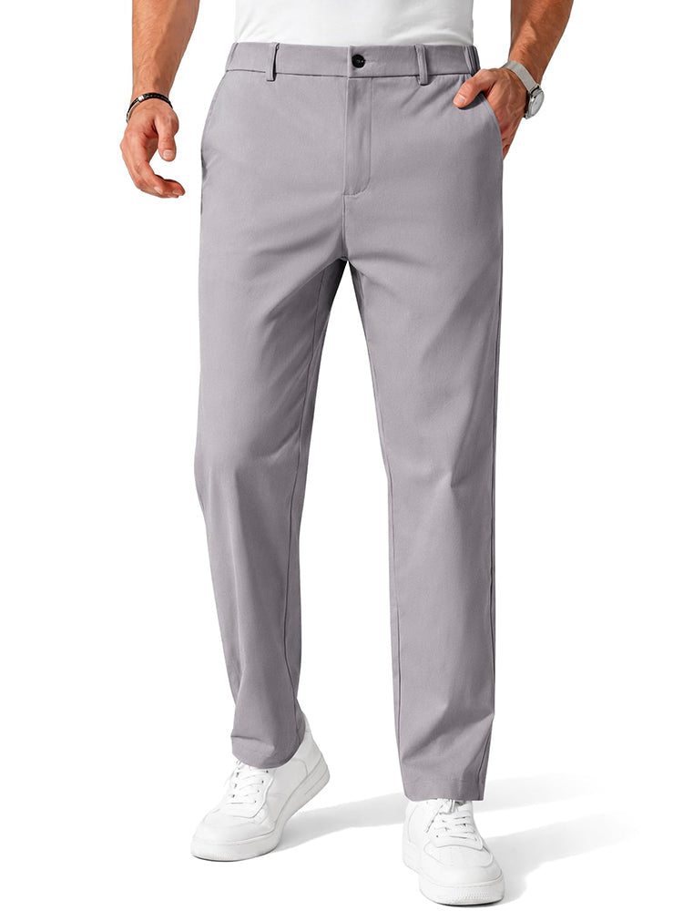 Pantalón chino elástico business casual