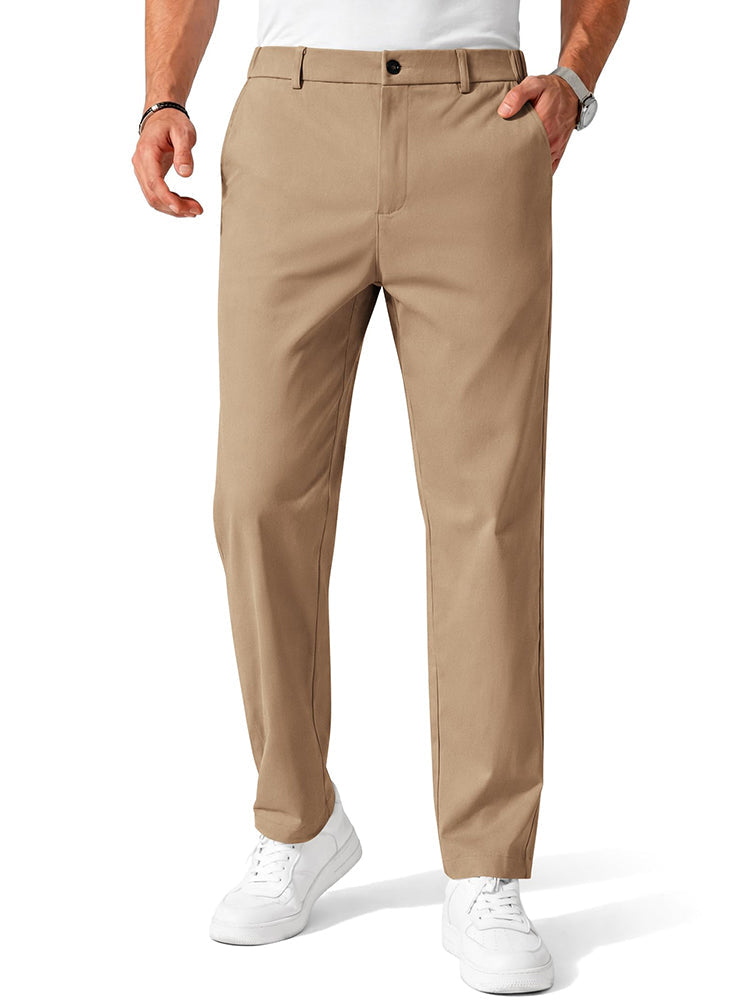 Pantalón chino elástico business casual