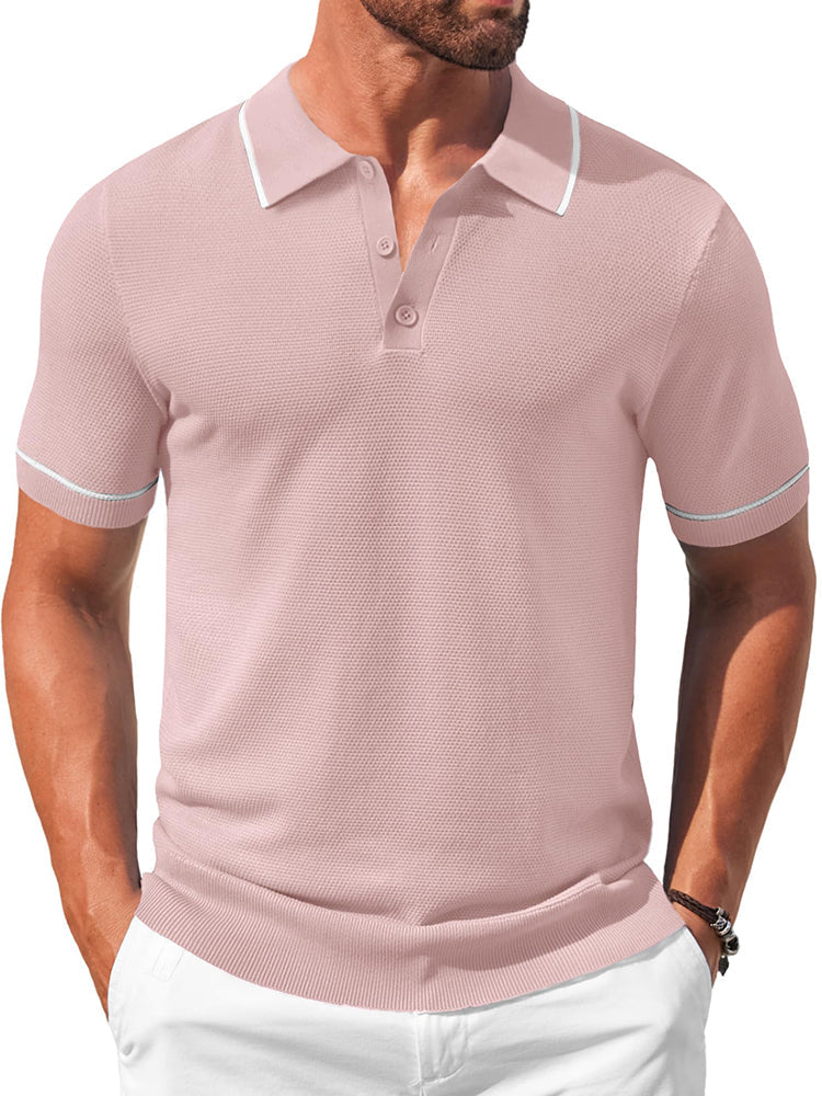 Polo de punto casual para el golf