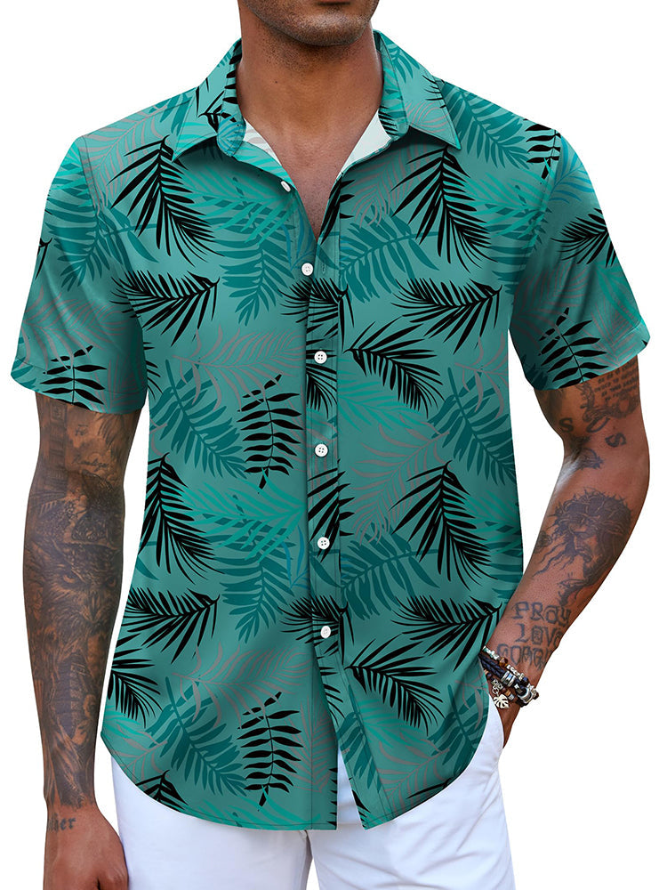 Camisa hawaiana estampada casual