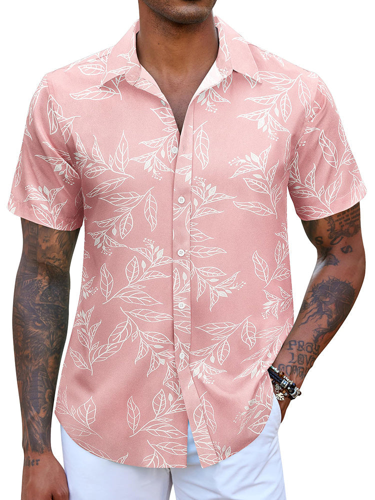 Camisa hawaiana estampada de vacaciones