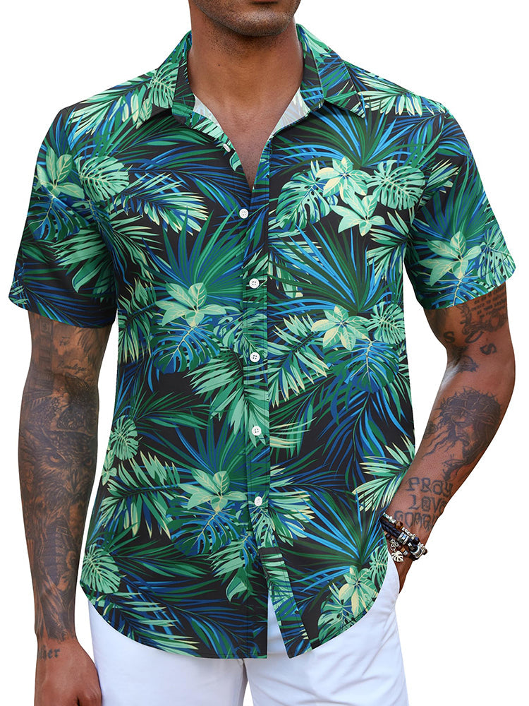 Camisa hawaiana estampada casual