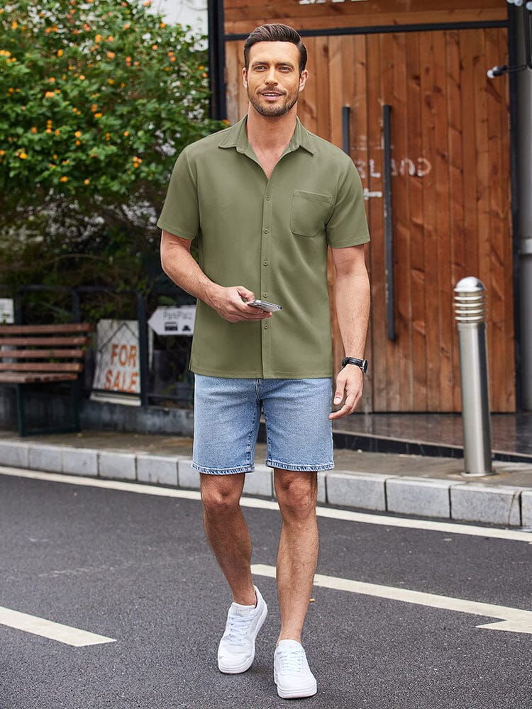 Camisa de botones casual de corte regular