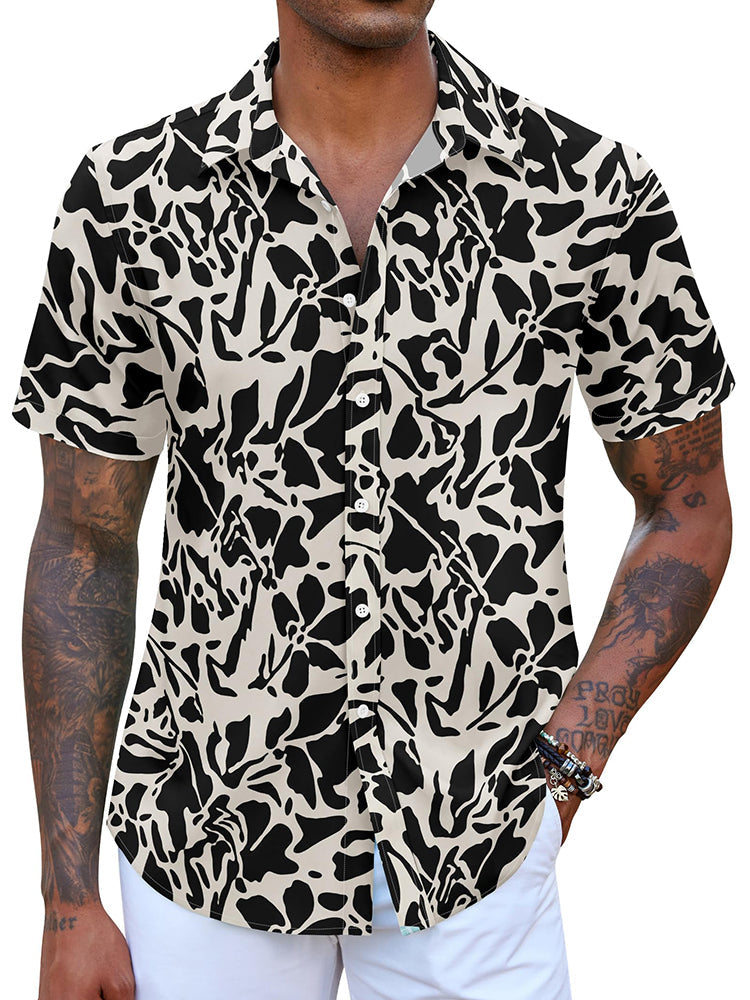 Camisa hawaiana estampada casual