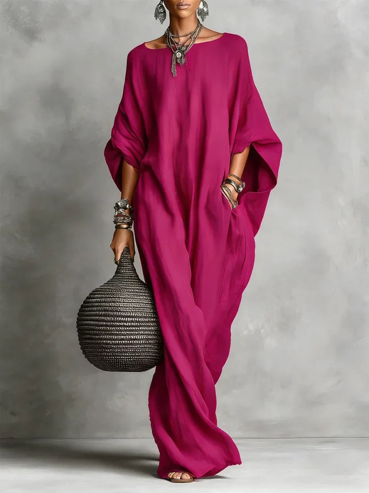 Vestido maxi Isla tipo kaftán