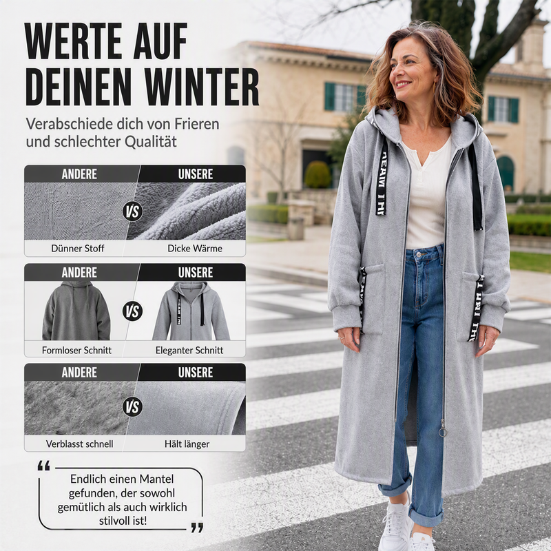 Marina - Abrigo  con Capucha Oversize