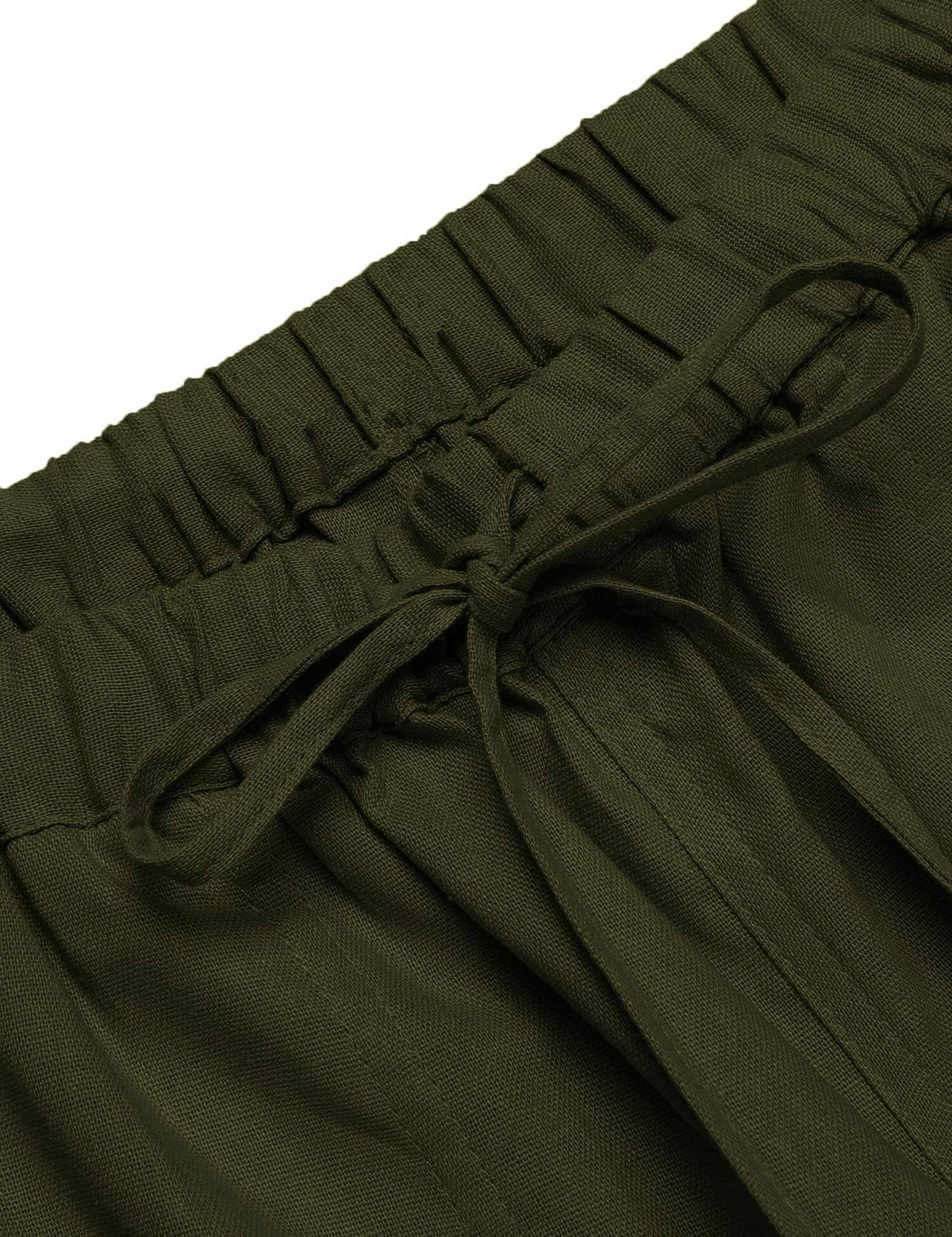 Pantalón holgado estilo lino para yoga