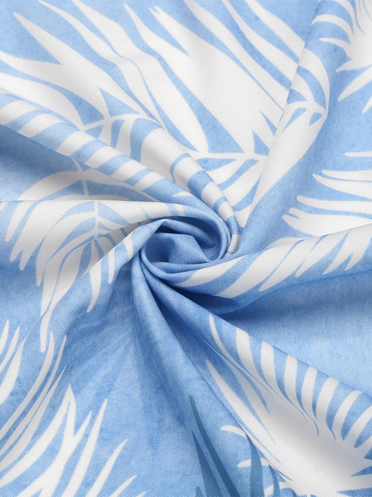 Camisa hawaiana estampada de vacaciones