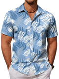 Camisa hawaiana estampada de vacaciones