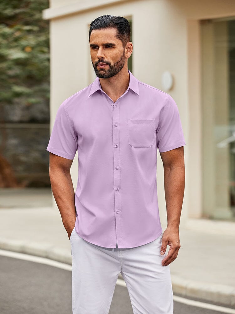 Camisa sencilla de botones casual